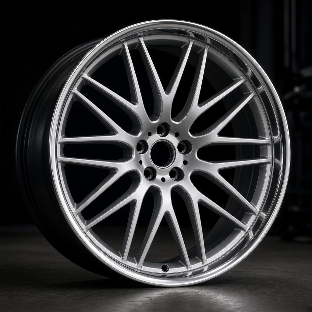 Restored alloy rim after Dynasty repair